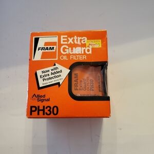 Vintage Fram Extra Guard Oil Filter PH30